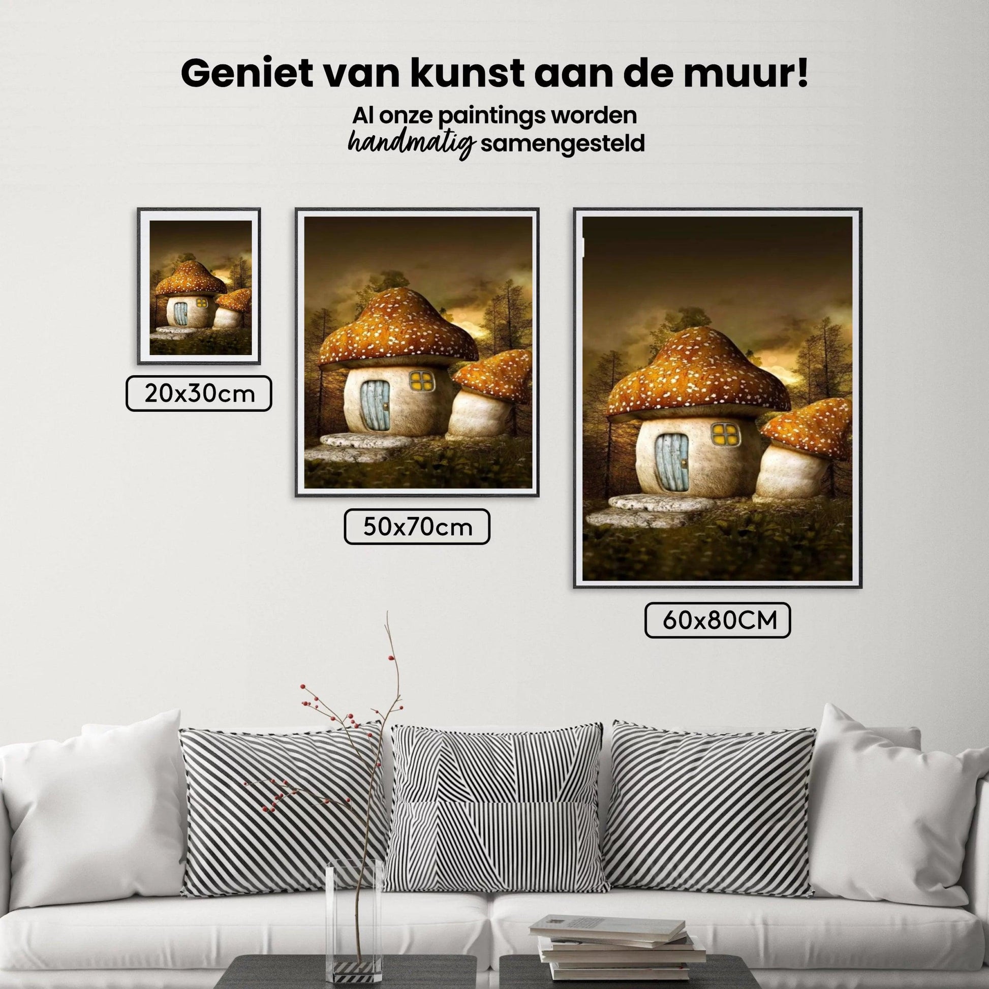 Diamond Painting Paddenstoelenhuis - SEOS Shop ®
