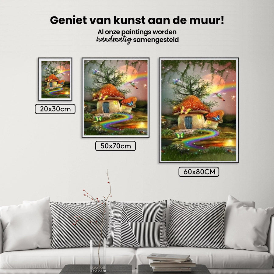Diamond Painting Paddenstoelenhuis - SEOS Shop ®