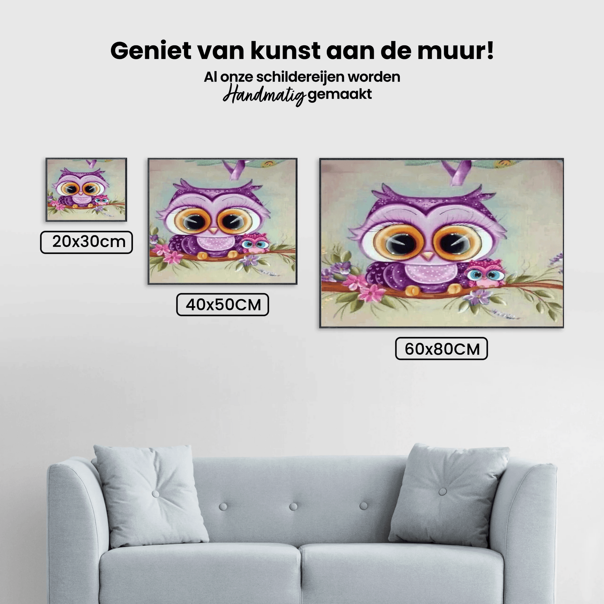 Diamond Painting Pakket schattig uiltje - SEOS Shop ®