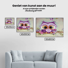 Diamond Painting Pakket schattig uiltje - SEOS Shop ®