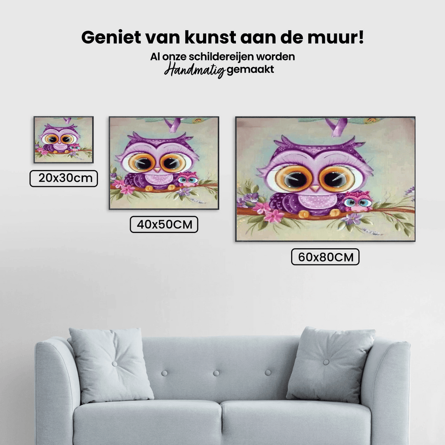 Diamond Painting Pakket schattig uiltje - SEOS Shop ®