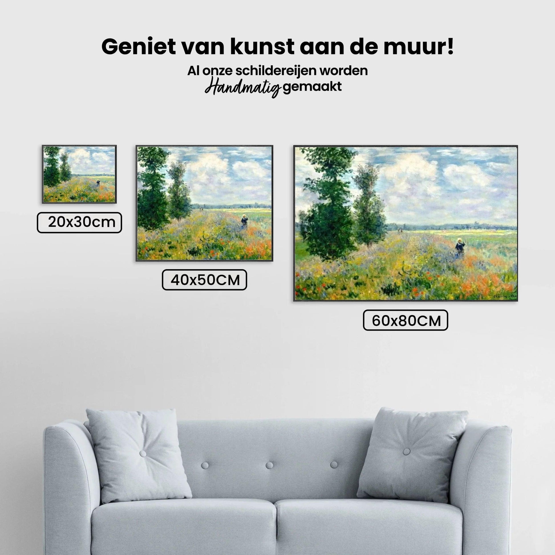 Diamond Painting Papavervelden bij Argenteuil - SEOS Shop ®