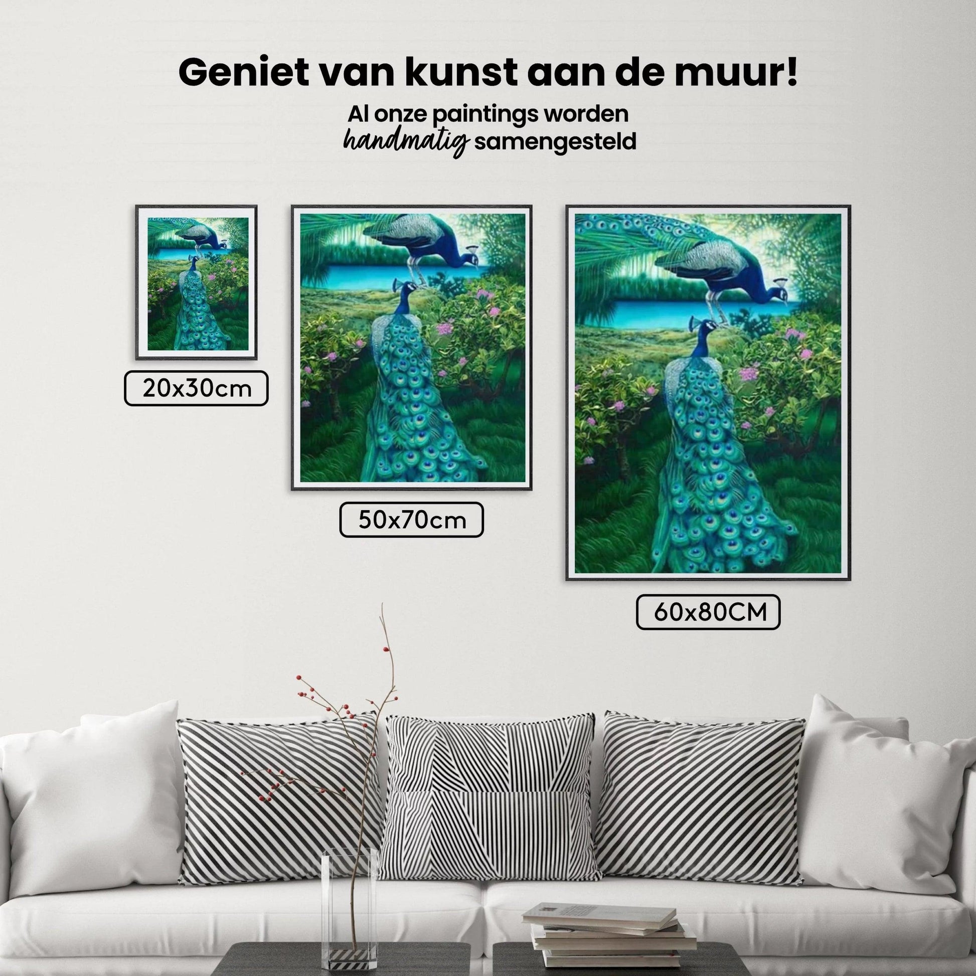 Diamond Painting Pauw in de jungle - SEOS Shop ®