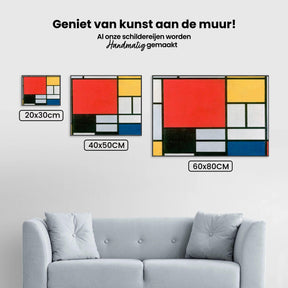 Diamond Painting Piet Mondriaan Compositie - SEOS Shop®