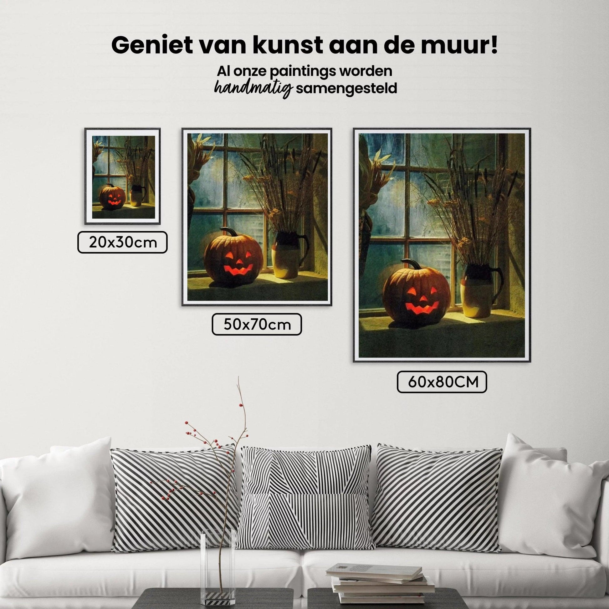 Diamond Painting Pompoen Bij Raam - SEOS Shop ®