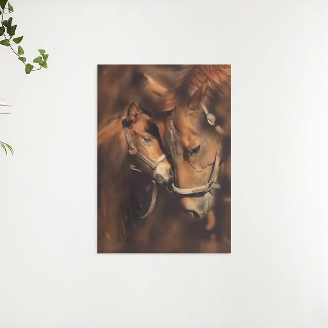 Diamond Painting Paard met Veulen – volledig paardenontwerp