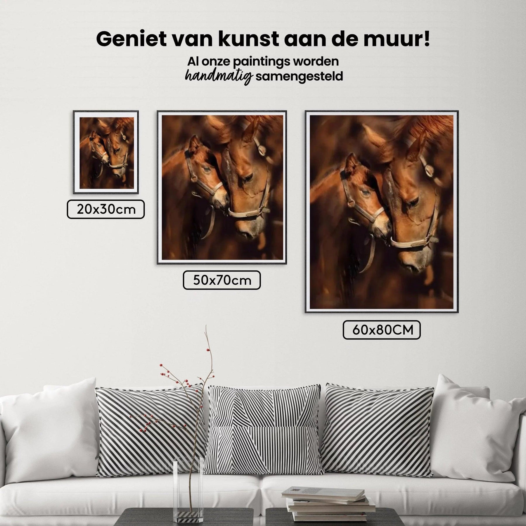 Diamond Painting Paard met Veulen – detailbeeld 7