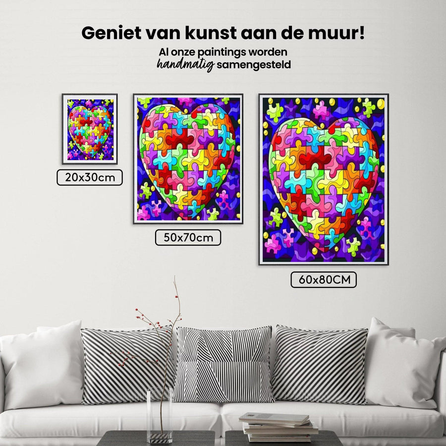 Diamond Painting Puzzel Hart - SEOS Shop ®