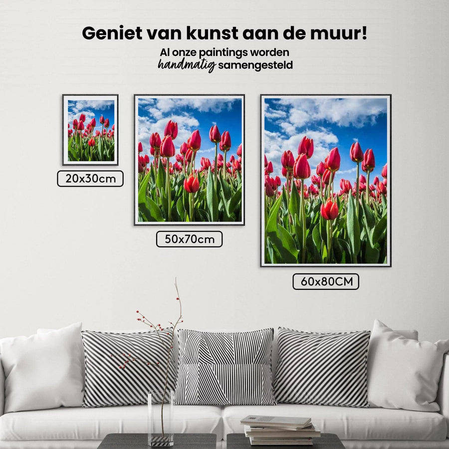 Diamond Painting Rode tulpen - SEOS Shop ®