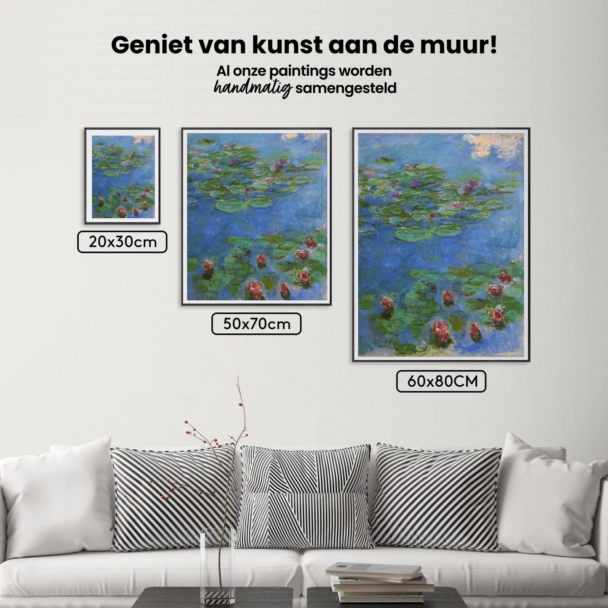 Diamond Painting Rode waterlelies - SEOS Shop ®