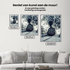 Diamond Painting Rokende trein – SEOS Shop ®