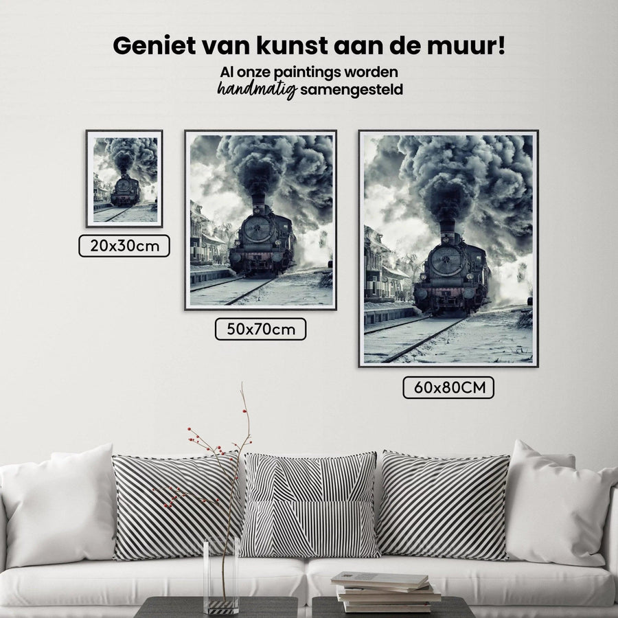 Diamond Painting Rokende trein – SEOS Shop ®
