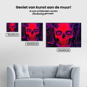 Diamond Painting Rood Doodshoofd - SEOS Shop ®