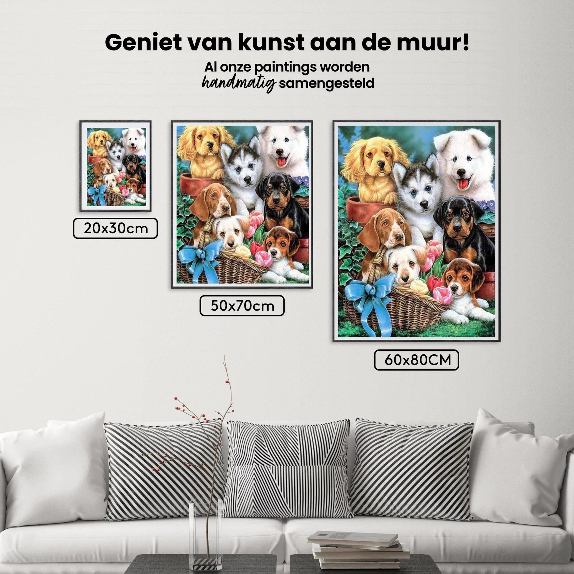Diamond Painting Schattige Puppy's - SEOS Shop ®