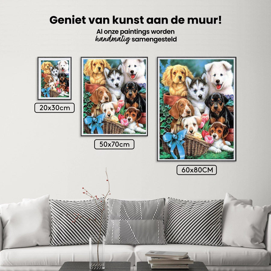 Diamond Painting Schattige Puppy's - SEOS Shop ®