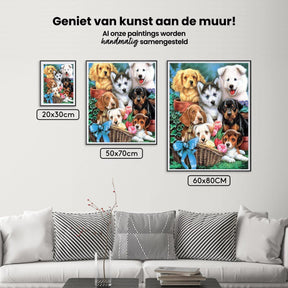 Diamond Painting Schattige Puppy's - SEOS Shop ®