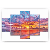 Diamond Painting Schitterende zonsondergang 5 luik - SEOS Shop ®