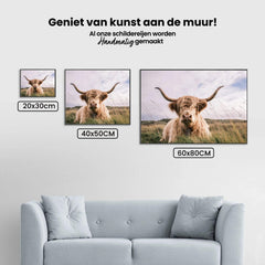 Diamond Painting Schotse hooglander - Lichtkleurige Schotse hooglander - SEOS Shop ®