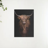Diamond Painting Schotse hooglander - Roodbruine Schotse hooglander van dichtbij - SEOS Shop ®