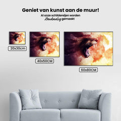 Diamond Painting Schreeuwende tijger - SEOS Shop ®