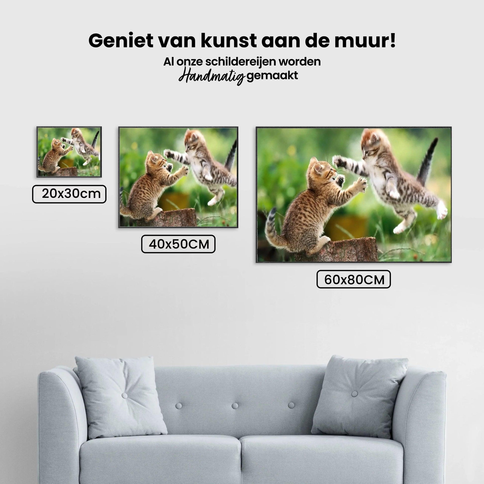 Diamond Painting Spelende kittens - SEOS Shop ®