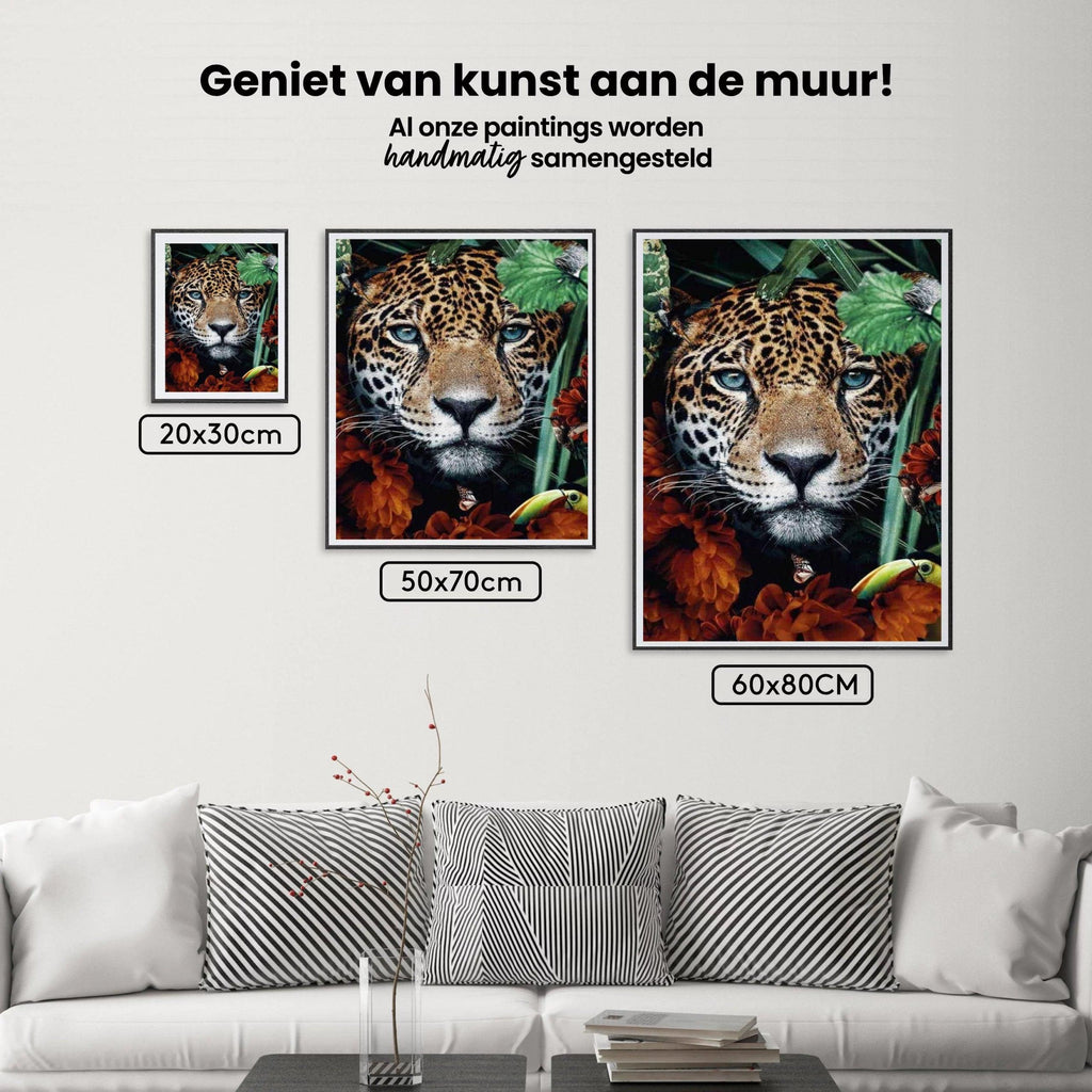 Diamond Painting Tijger in de jungle - SEOS Shop ®