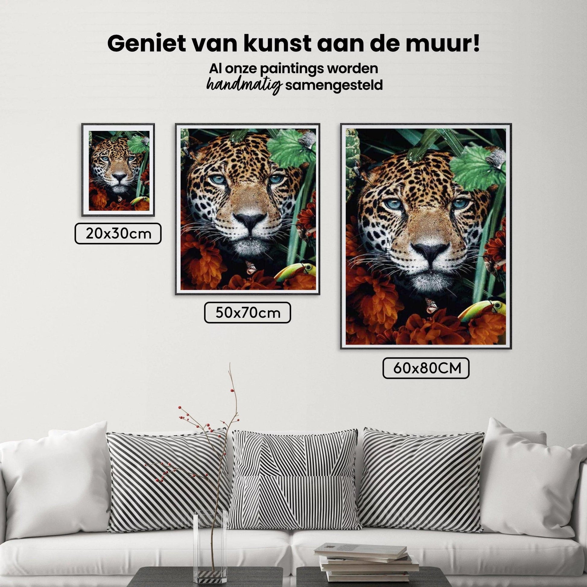 Diamond Painting Tijger in de jungle - SEOS Shop ®