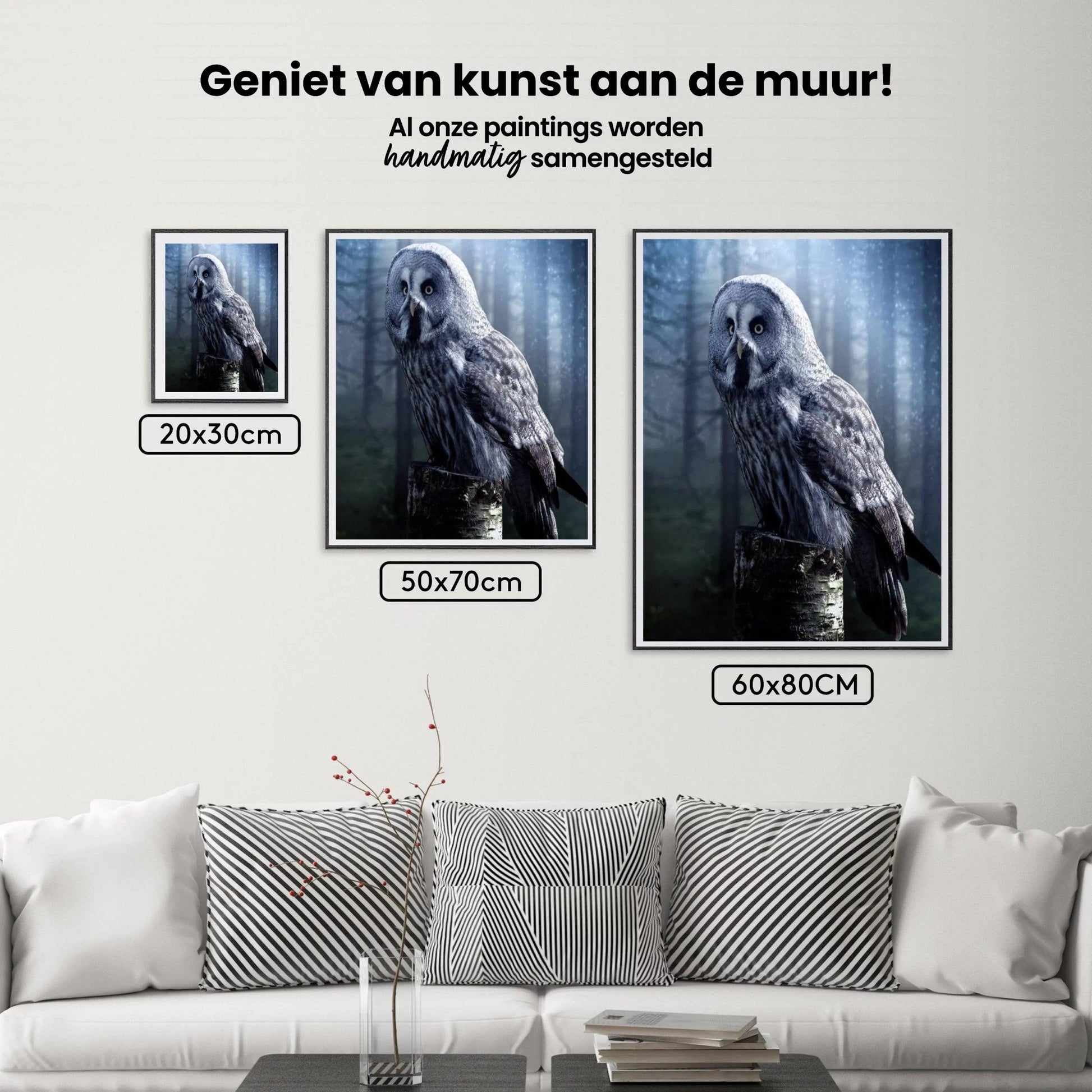 Diamond Painting Uil op een boom - SEOS Shop ®