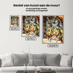 Diamond Painting Uil schrijft op papier - SEOS Shop ®
