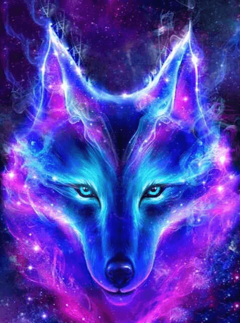Diamond Painting Universum Wolf - SEOS Shop ®