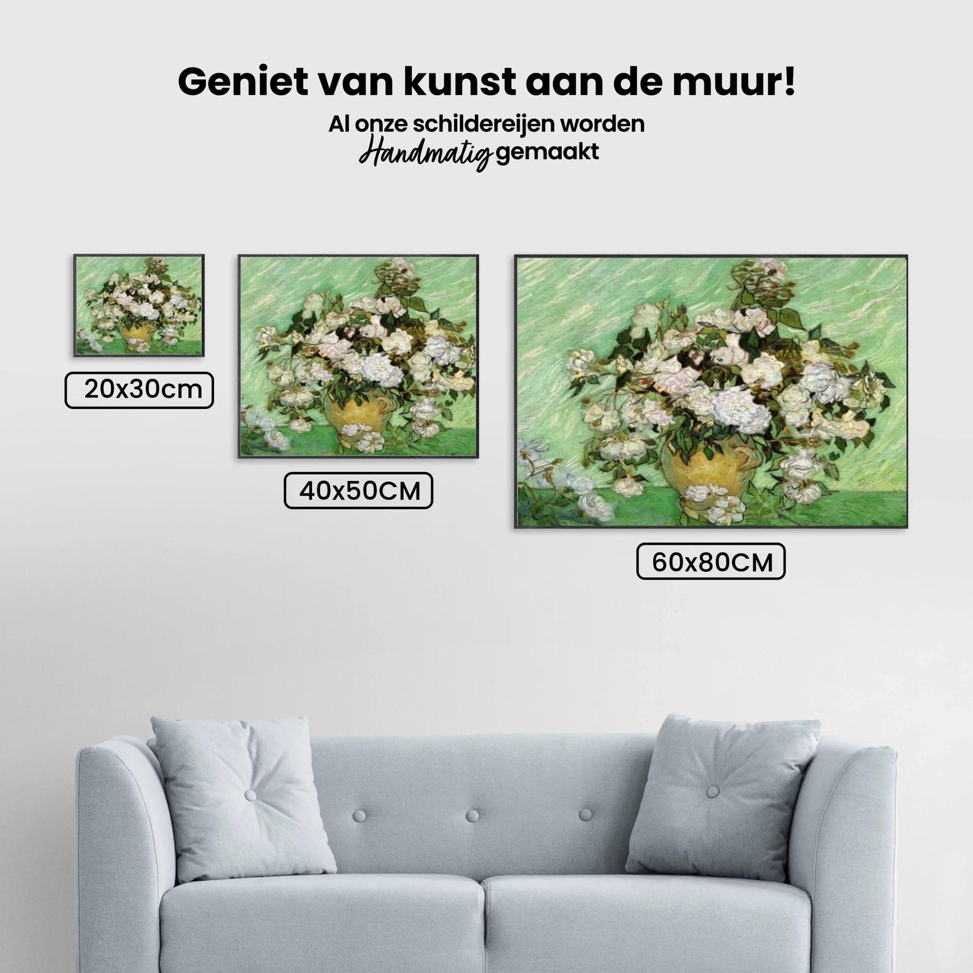 Diamond Painting Vaas met Roze Rozen - SEOS Shop ®
