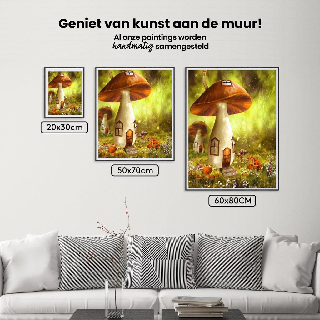 Diamond Painting Verlichting Paddenstoelenhuis - SEOS Shop ®