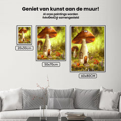 Diamond Painting Verlichting Paddenstoelenhuis - SEOS Shop ®