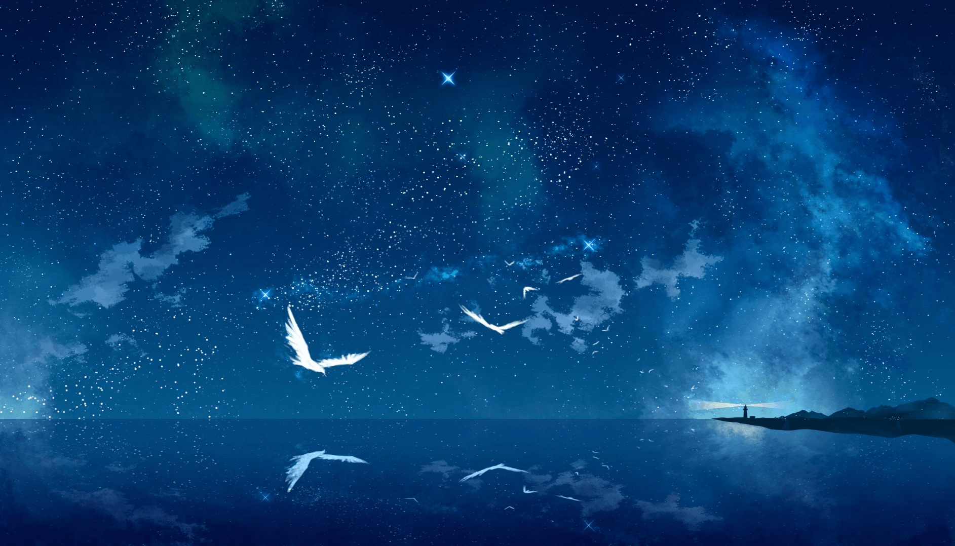 Diamond Painting Vogels in de nacht - SEOS Shop ®