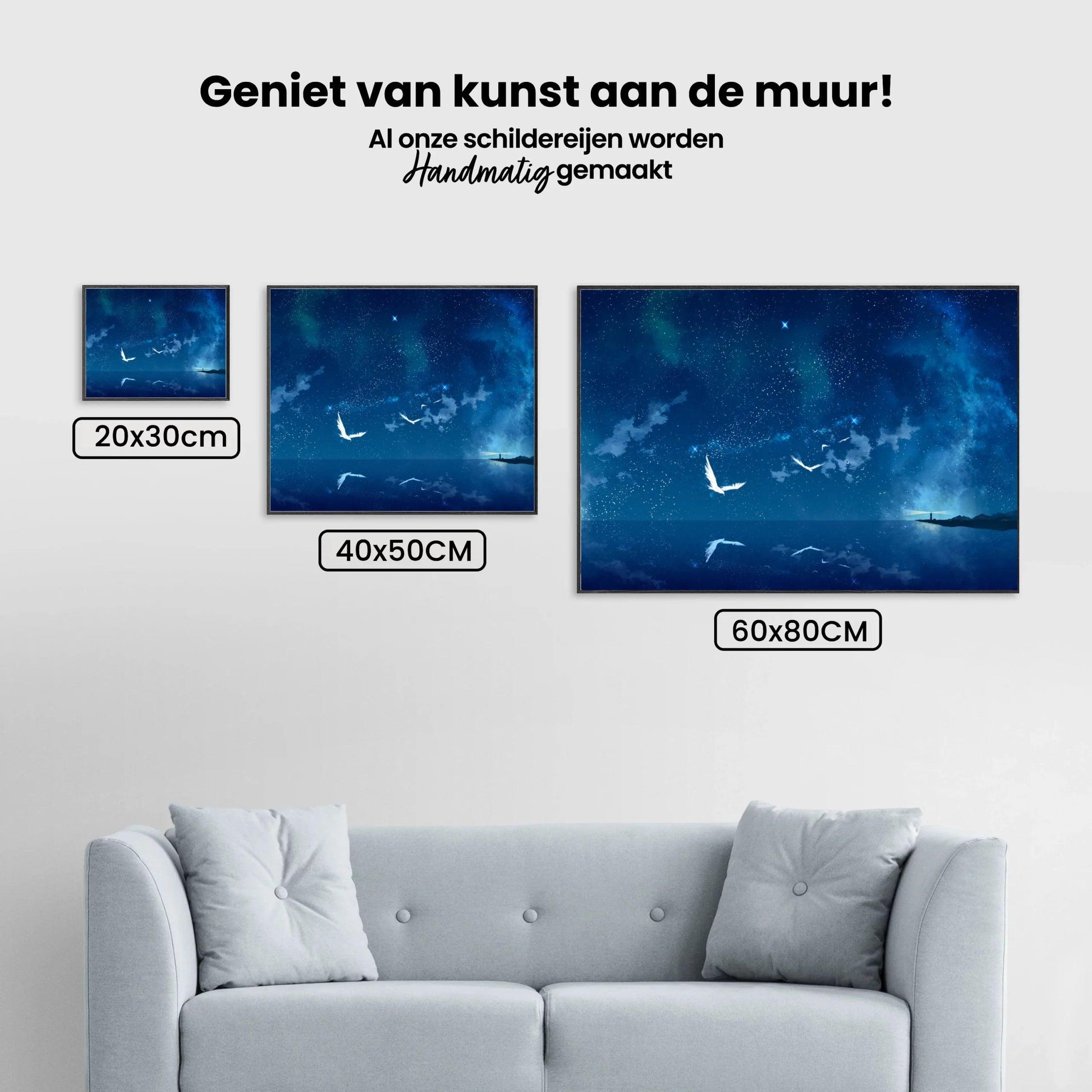 Diamond Painting Vogels in de nacht - SEOS Shop ®