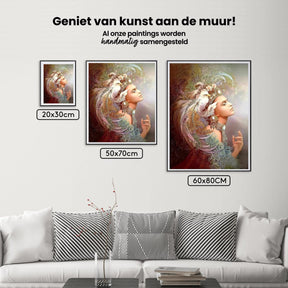 Diamond Painting Vrouwen met adelaar - SEOS Shop ®