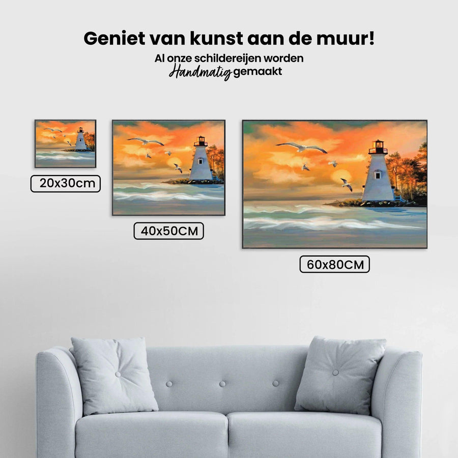 Diamond Painting Vuurtoren Texel en eilanden – SEOS Shop ®