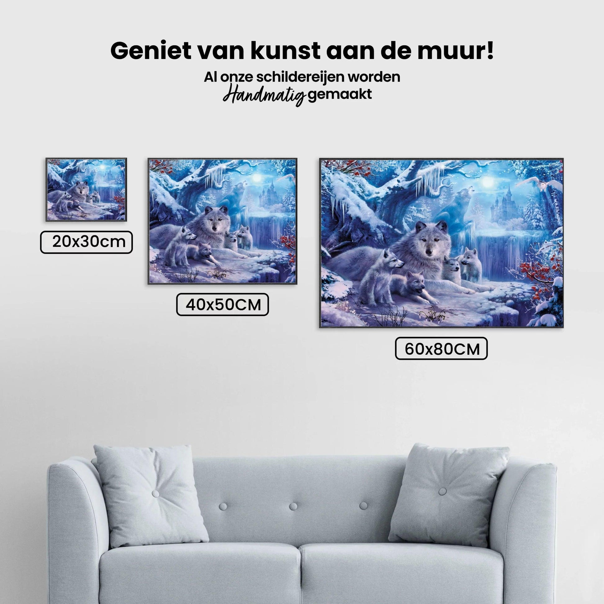 Diamond Painting Winter Wolf - SEOS Shop ®