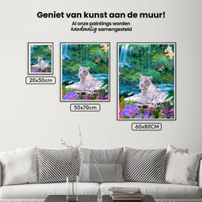 Diamond Painting Witte Tijger - SEOS Shop ®