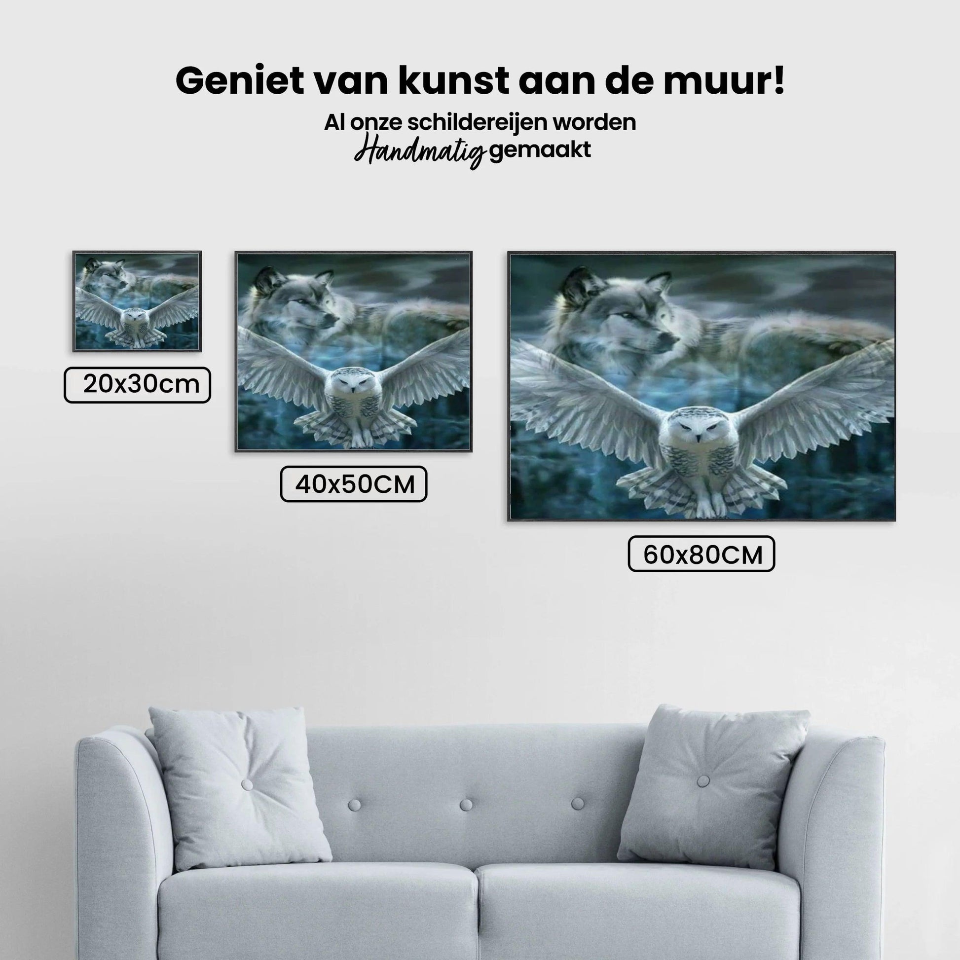 Diamond Painting Witte Uil – SEOS Shop ®