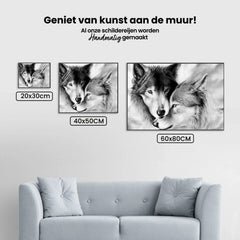 Diamond Painting Witte Wolven Paar - SEOS Shop ®