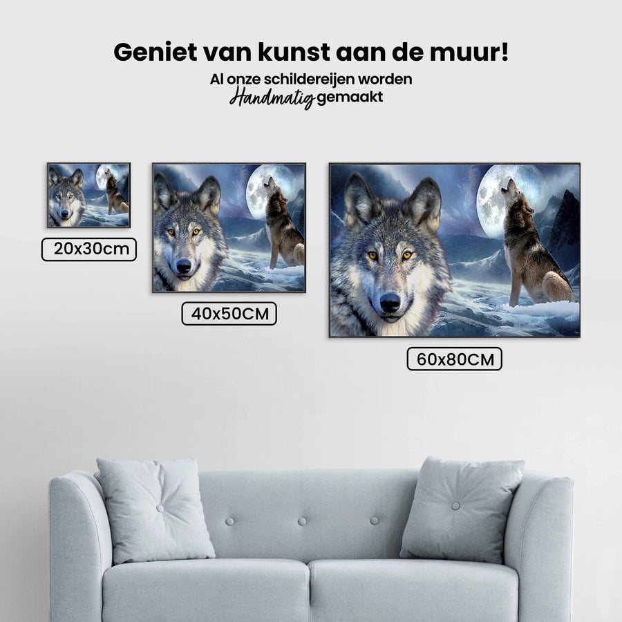 Diamond Painting Wolv Brullen - SEOS Shop ®