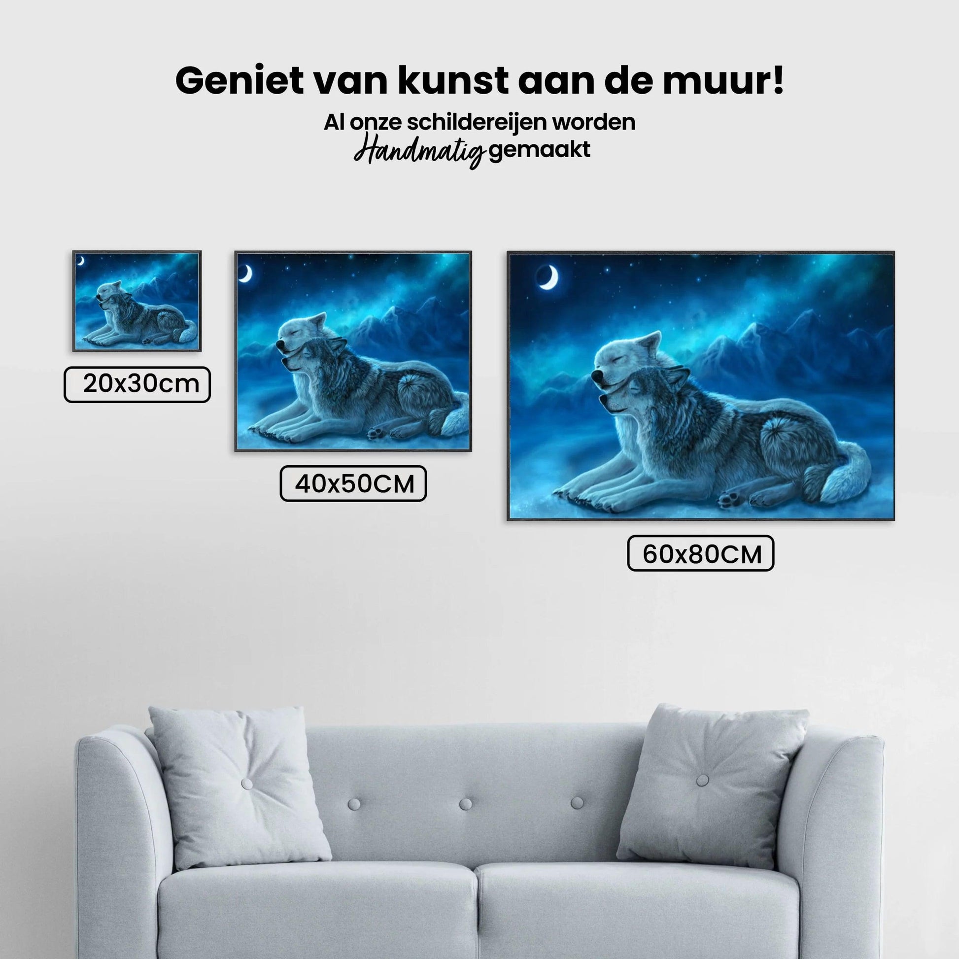 Diamond Painting Wolven Koppel - SEOS Shop ®