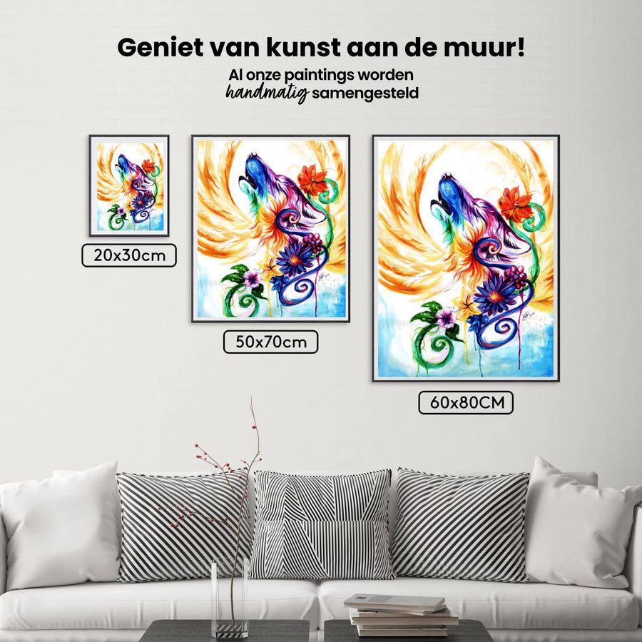 Diamond Painting Wolven Regenboog – SEOS Shop ®