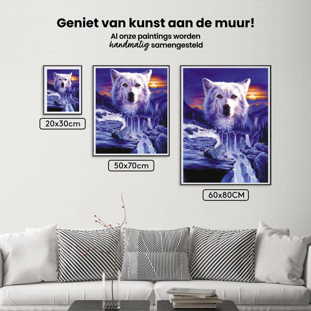 Diamond Painting Wolven Waterval - SEOS Shop ®