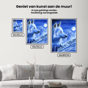 Diamond Painting Wolven in de Sneeuw - SEOS Shop ®