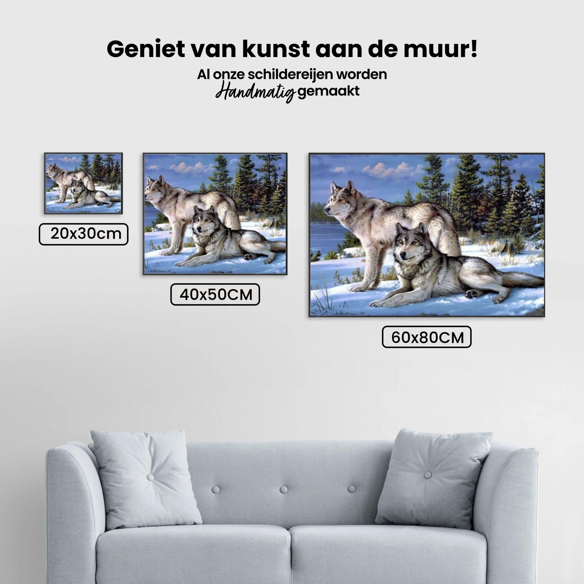 Diamond Painting Wolven stel – SEOS Shop ®