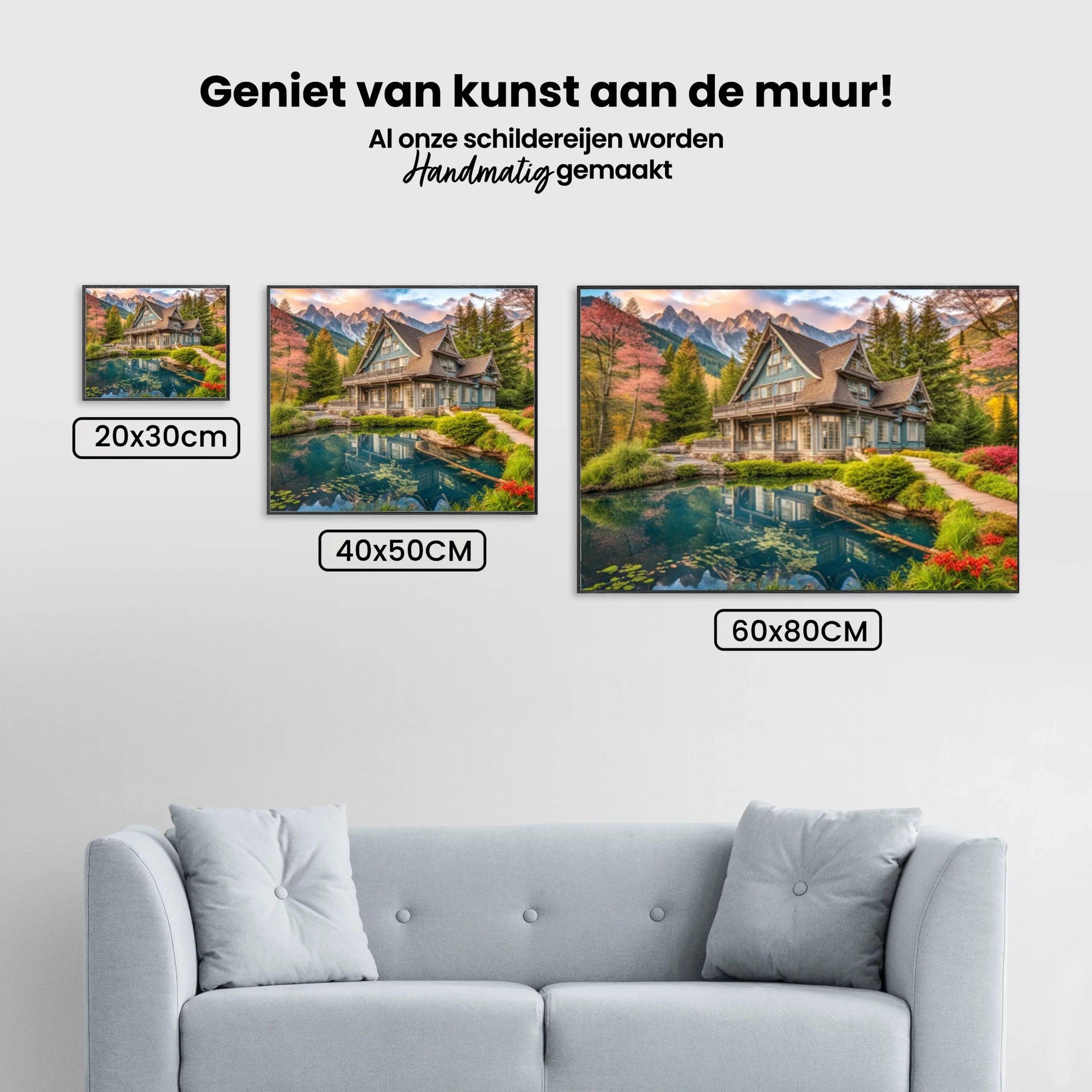 Diamond Painting Zomerhuis aan het water - SEOS Shop ®