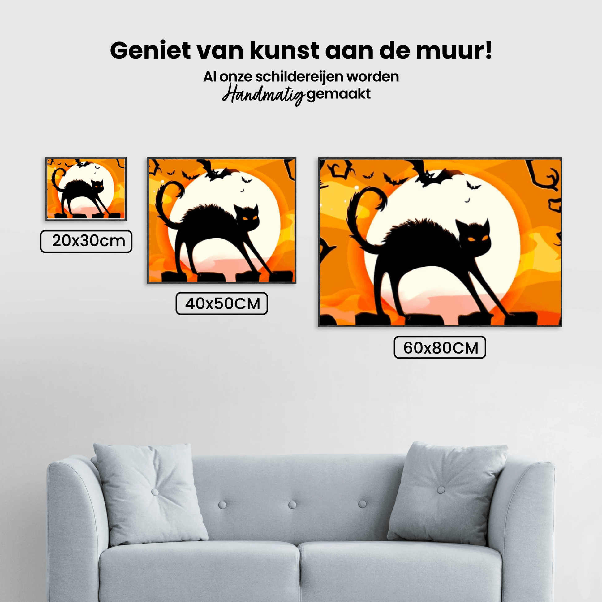 Diamond Painting Zwarte Kat In De Nacht - SEOS Shop ®