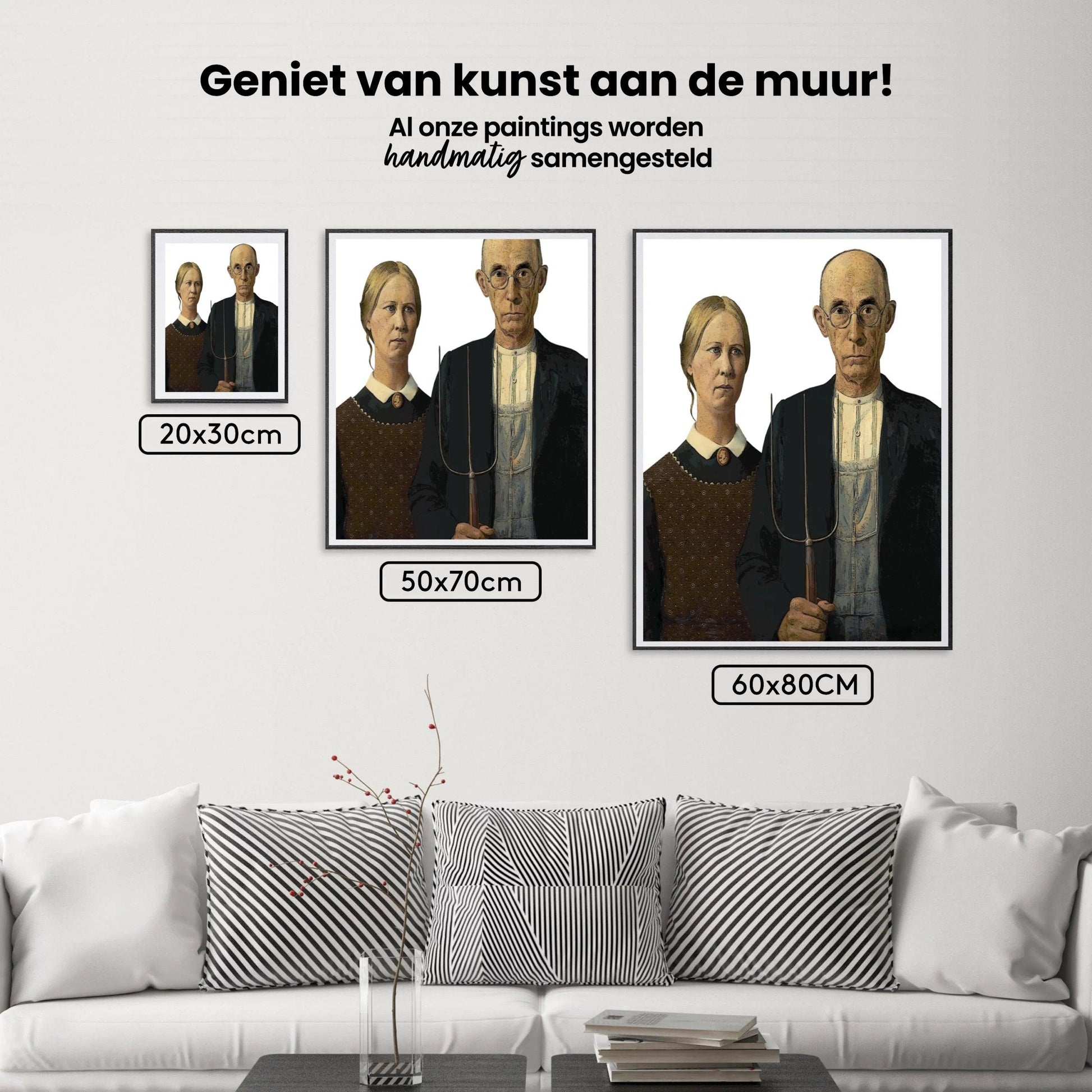 Diamond Painting - Amerikaanse gothiek - SEOS Shop ®